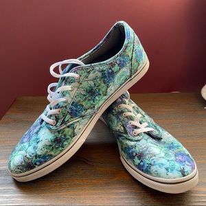 Vans floral watercolor